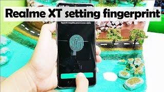 Realme XT How to set fingerprint