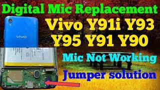 Vivo Y91i Mic Not Working Jumper solution  Vivo Y91 Y93 Y95 Y90 Y91i  Mic Jumper solution 