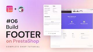 [06] How to build Footer on PrestaShop with Creative Elements live pagebuilder | Tutorial
