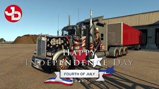 Happy Independence Day 2024! An American Truck Simulator 4th of July Trubute