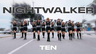 [KPOP IN PUBLIC BRAZIL | ONE TAKE] TEN 텐 'Nightwalker'  | 커버댄스 Dance Cover by Moonrise