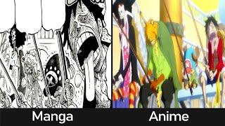 One Piece Differences Between Manga and Anime ~ One Piece Manga vs Anime #onepiece #anime