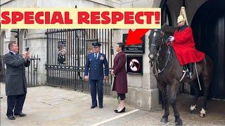 Special Respect to U.S. Officer at Horse Guards Parade