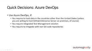 Azure DevOps or GitHub  What Option Is Right For Our Organization