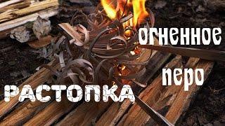 Растопка - "Огненное перо"/ Feather stick