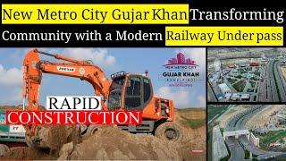 New Metro City Gujar Khan | Railway Underpass |Community Development |Latest Updates| BSM Developers