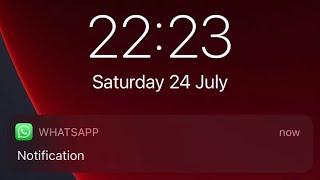 How to hide names + messages on your WhatsApp Notifications IOS 12+[WORKING]