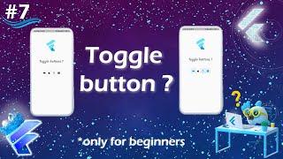 Toggle buttons widget | Flutter toggle buttons