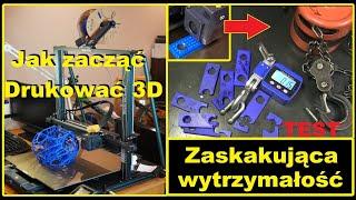 Druk 3D podstawy jak zacząć np. ELEGOO NEPTUNE 4 MAX + zaskakująco wytrzymały filament TEST PLA