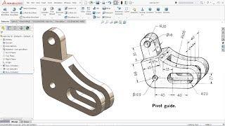 SolidWorks Tutorial for beginners Exercise 50