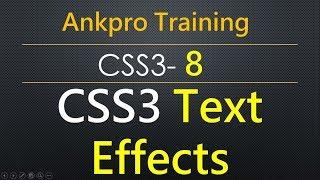 CSS3 8 - CSS3 Text Effects and Properties | text-overflow | word-wrap | word-break | writing-mode