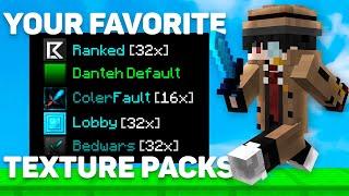 Using YOUR Favorite Texture Packs In Hypixel Bedwars!