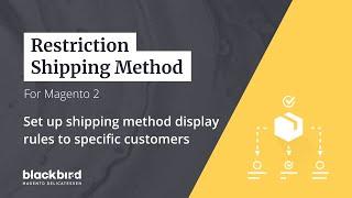 Show only available shipping methods with Restriction Shipping Method for Magento 2