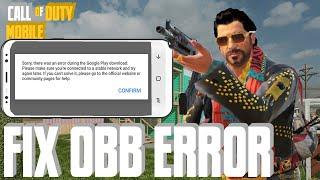 How To Fix Sorry There Was An Error During Google Play Download COD Mobile | COD Mobile Update