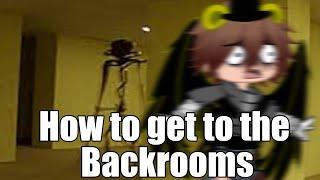How to get to the backrooms // C.C video // FNAF // ORIGINAL //