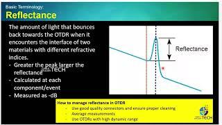 OTDR Bending Loss - Reflectance - Insertion Loss Events - Optical Return Loss (ORL): English -Part 2