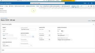 Non-PO Based Invoice for Vendor -Dynamics 365 for finance and operations