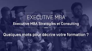 Paroles de diplômés – Executive MBA Stratégies et Consulting Promotion 2017