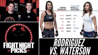 UFC Fight Night: Marina Rodriguez vs. Michelle Waterson Prediction