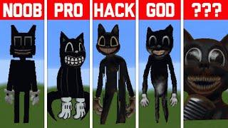 NOOB VS PRO VS HACKER Minecraft Pixel artCartoon cat