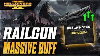 Helldivers 2 - Massive Railgun Buff Update