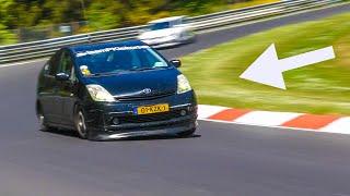 SLOW CARS DRIVING FAST on the NÜRBURGRING! *CRAZY DRIVERS*