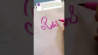 Reshma in Calligraphy#trending #calligraphymasters#viral #art#moderncalligraphy#drawing#youtubeshort