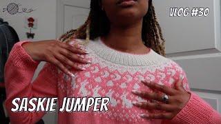 i knitted a colorwork sweater for the first time and it was so easy! | Knitting vlog #30