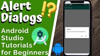 How to make Alert Dialog in Android Studio |  Alert Builder Tutorial Android Studio