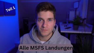 Alle Landungen im MSFS2020 (Teil1) | AeroNewsGermany BestOf