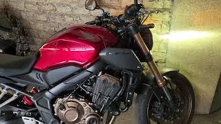 Honda CB650R cold start