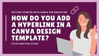 How to Add a Hyperlink in a Canva Document | Canva for Beginners