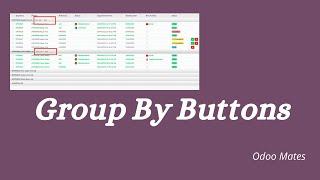 96. How To Add Buttons Inside Group By Tree View In Odoo || Buttons in Group By List View