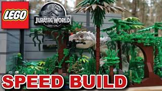 Lego Indominus Rex Enclosure MOC |  Full Timelapse [Lego Jurassic World]