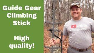 REVIEW  Guide Gear Full Step Climbing Stick Ladder for Tree Stands,  Hunting Gear, Full Step, 25’