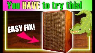 The Utah AS-2AX Speaker: EASY Wooden Speaker Repair!