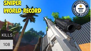 WORLDS FIRST 100+ KILL SNIPER ONLY GAME |  WORLD RECORD  Frontlines Roblox)