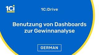 Benutzung von Dashboards zur Gewinnanalyse in 1C:Drive ERP