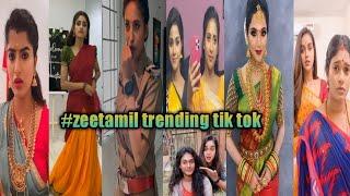 Zee tamil serial actor and actress latest tik tok videos part -  7#teddysfuntime