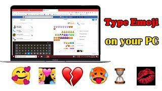 How to type emojis in PC/Computer?