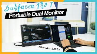 Erweitern Sie den Arbeitsbereich von Surface Pro7! Superleichter tragbarer Dual-Monitor｜GeChic