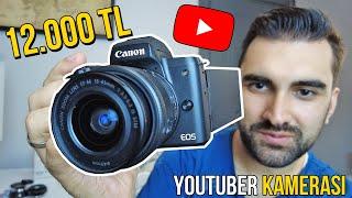 12.000 TL YE YOUTUBER KAMERASI CANON EOS M50 ALDIM ! EKSTRA LENS VE MİKROFON ?