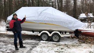 How to Install a Transhield Boat Storage Cover - Step by Step