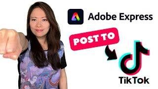 How to post to TikTok with Adobe Express in 2024 (Tutorial)