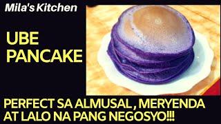 HOW TO MAKE UBE PANCÄKË|EASY RECIPE|PANG NEGOSYO|MILAS KITCHEN