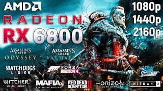 RADEON RX 6800 - Test in 10 Games l 1080p l 1440p l 2160p l