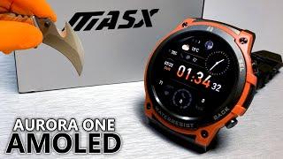 SPORT SmartWatch MASX Aurora One AMOLED 2023 (IP69K Waterproof 5ATM) Unboxing and Test - ASMR