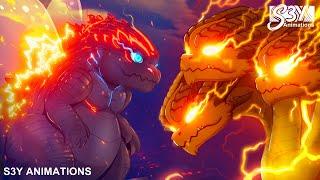 Baby Godzilla vs. King Ghidorah – Animation 12