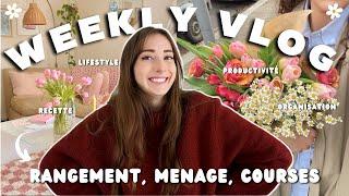 WEEKLY VLOG: tidying up, working, shopping, cleaning 