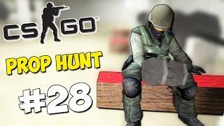 МИХАКЕР В СПОРТЗАЛЕ - CS:GO Prop Hunt #28